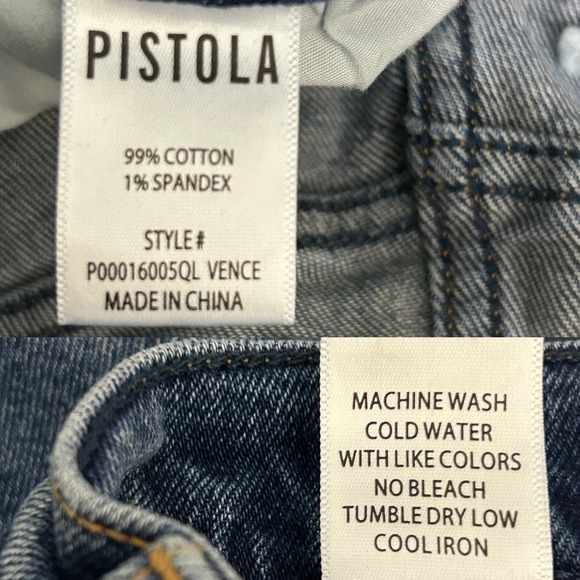Pistola Women's Eli Ankle Barrel Leg Jeans Size 27 - Picture 12 of 16